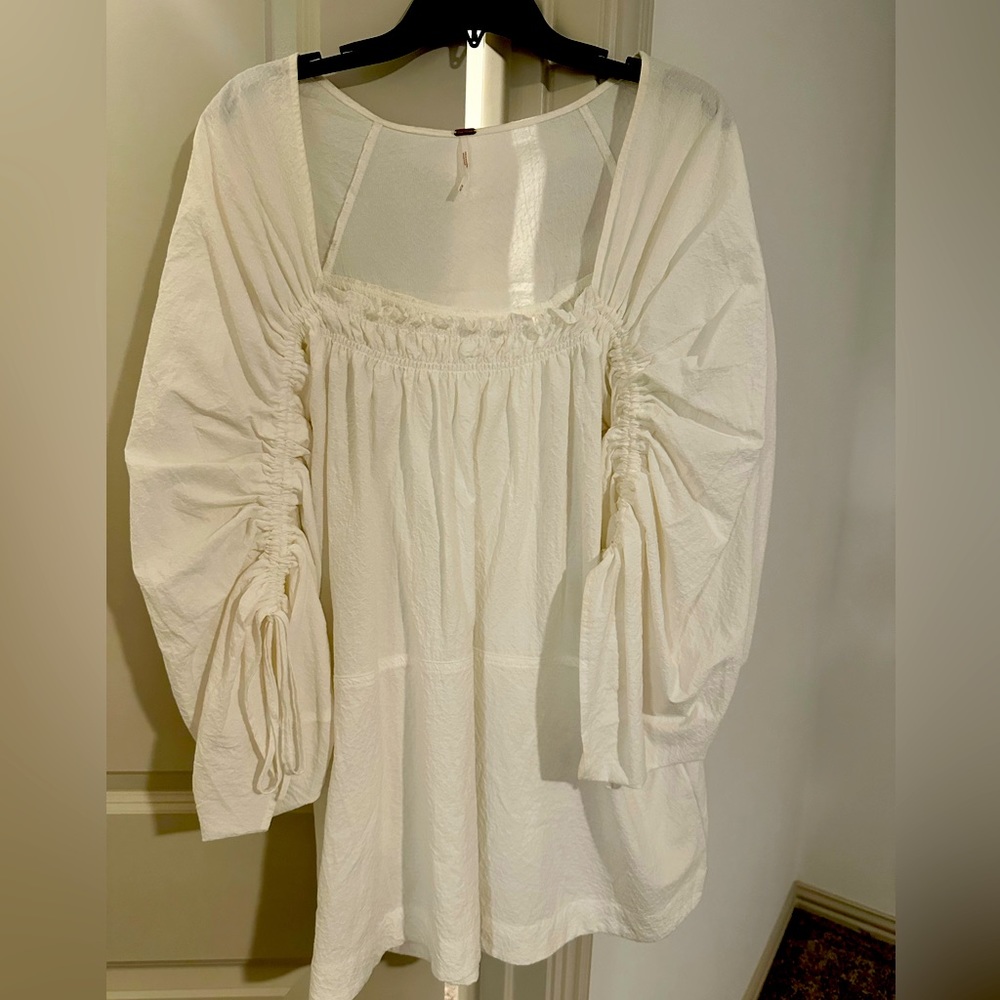 Free People white tunic blouse